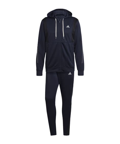 adidas cfc sweat suit blauw wit|Joggingbroeken en sweatpants .